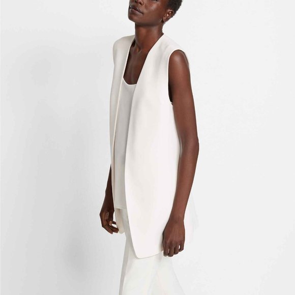 Club Monaco Baalen Pleat Back Vest - Pale Pink - Picture 1 of 4